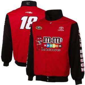   Kyle Busch Big Number Full Button Jacket   Red: Sports & Outdoors