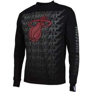  NBA Miami Heat Big Game Long Sleeve T Shirt   Black 
