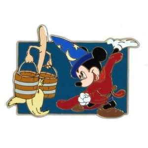  Disney Pins Sorcerer Mickey Mouse Broom Toys & Games