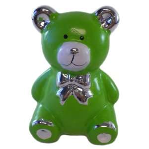    Small Green Bear Coin Bank   Childrens Piggy Bank Toys & Games