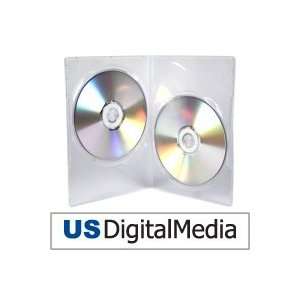  USDM Thin DVD Case Double Disc Ultra Clear Electronics