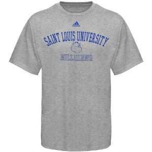  adidas Saint Louis Billikens Ash Practice T shirt Sports 