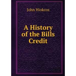 History of the Bills Credit John Hiokcox  Books