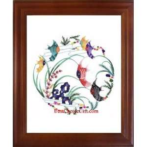  Chinese Gift/ Chinese Framed Art/ Framed Chinese Paper 