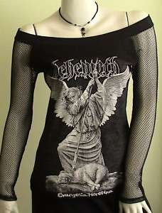 BEHEMOTH Heretika Metal DIY Women Top Shirt size M  
