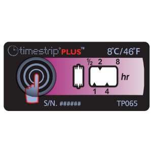 Timestrip Plus 800 065 Ascending Temperature Indicator for Fridge 
