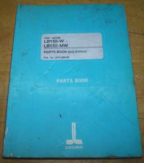 Okuma LB15II W LB15II MW Parts Book Manual  