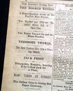 1878 NEWSPAPER Belfry Montana Battle of Clarks Fork INDIANS Bannock 