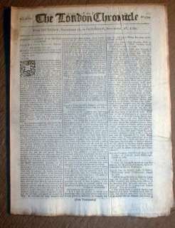 BEST 1780 newspaper BATTLE of CAMDEN South Carolina REVOLUTIONARY WAR 