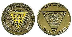 NEW JERSEY STATE POLICE CHALLENGE COIN  