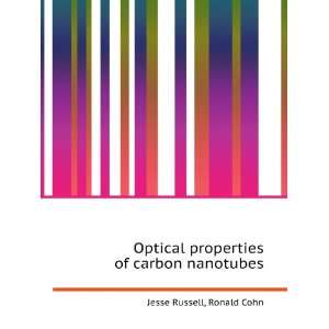 Optical properties of carbon nanotubes Ronald Cohn Jesse Russell 