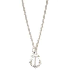  Bita Pourtavoosi Silver Anchor Necklace Bita Pourtavoosi 