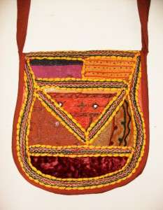 Sacred Threads Hippie Boho Indian Bag Purse Oval  