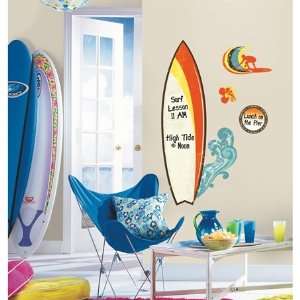    Surfs Up Dry Erase Peel & Stick Giant Wall Decals 