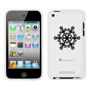 Jeweled Snowflake on iPod Touch 4g Greatshield Case 