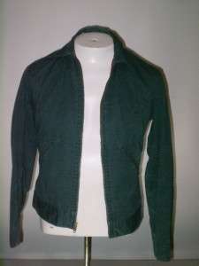 vtg 40s 50 Big B Ben work jacket green flannel lined 36  