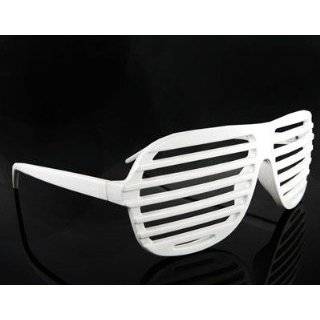 Shutter Shades / Novelty Fun Shades White