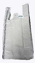   36 White T Shirt Jumbo Plastic Merchandise Shopping Bag with handle