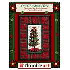 Oh, Christmas Tree Quilt Pattern by Ruth Jensen Foundation Pieced