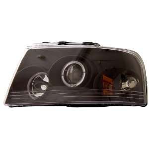   03 06 PROJECTOR HEADLIGHTS HALO BLACK CLEAR AMBER: Automotive