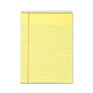  Tops Docket Wirebound Legal Writing Pad   Canary 