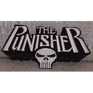  PUNISHER Marvel Comics Name & Skull Logo PATCH Everything 