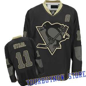 Jordan Staal #11 Pittsburgh Penguins Black Ice Jersey Hockey Jersey 