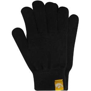   Nike Iowa Hawkeyes Ladies Black Knit Gloves: Sports & Outdoors