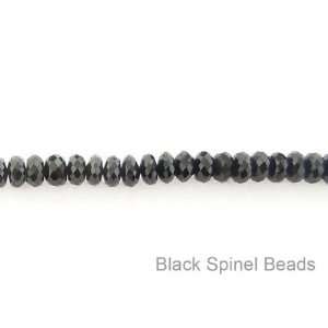 Black Spinel Beads 9mm 14 Strand