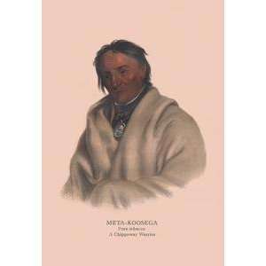   Vintage Art Meta Koosega (Chippewah Warrior)   05167 1