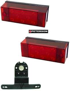 LED SUBMERSIBLE BOAT TRAILER TAILLIGHTS TAIL LIGHTS*C3A  