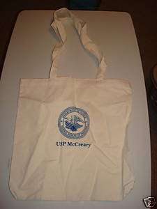 Bureau of Prisons BOP NEW Tote Bag Sack USP McCreary  