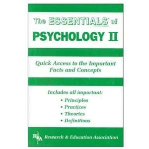  Psychology II (Essentials) [Paperback] Linda Leal Books