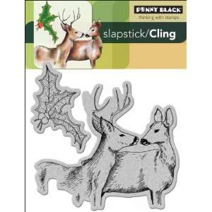  Penny Black Cling Rubber Stamp, Forest Friends Everything 