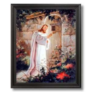 Jesus Knocking On Your Door Picture FramedArt Print NEW  
