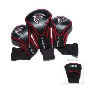  BSS   Atlanta Falcons NFL 3 Pack Contour Fit Headcover 
