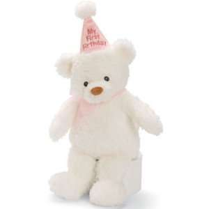  My First Birthday Pink Musical Teddy Bear: Toys & Games
