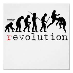  mma (r)evolution chart Poster Print: Home & Kitchen