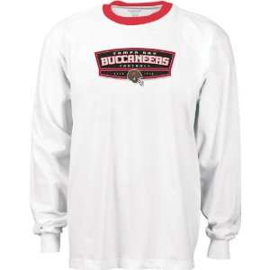  Tampa Bay Buccaneers White Bloc Party Long Sleeve Ringer T 