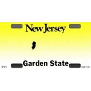  BP 073 New Jersey State Background Blanks FLAT   Bicycle License 