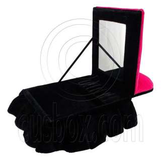 Black Pink Big Bed Jewelry Box 1:6 for Blythe Dolls House Dollhouse 