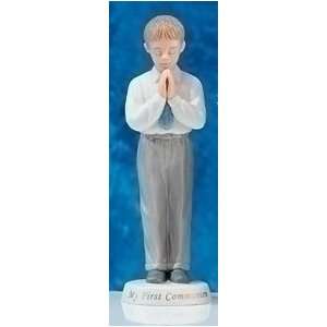 Religious Gift First Communion Porcelain Boy Figurine  