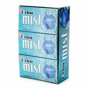 Orbit Mist Sugar Free Gum, Peppermint spray 12 ct (Quantity of 3)