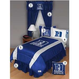  Duke Blue Devils Full Size Sideline Bedroom Set: Sports 