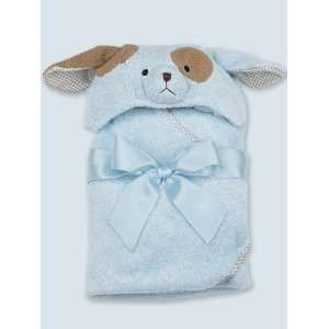  Hooded Bath Towel   Blue Puppy Dog: Health & Personal Care