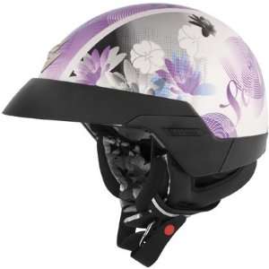 Scorpion EXO 100 Graphics Helmet, Lily Purple, Primary Color: Purple 