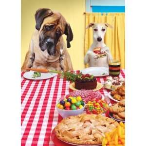   Lund Heres the Skinny, Dogs & Puppies Note Card, 5x7: Home & Kitchen