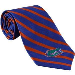   : Florida Gators Royal Blue Striped Woven Silk Tie: Sports & Outdoors