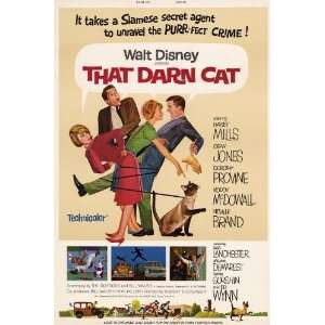  That Darn Cat   Framed Movie Poster   11 x 17 Inch (28cm x 