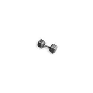  Pro Hex Dumbbell with Cast Ergo Handle   Grey 60 lb 